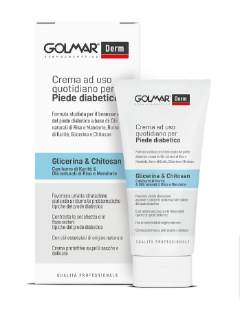 Crema per Piede Diabetico con Glicerina e Chitosan GolmarDerm